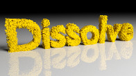 Blender Dissolving Text Animation